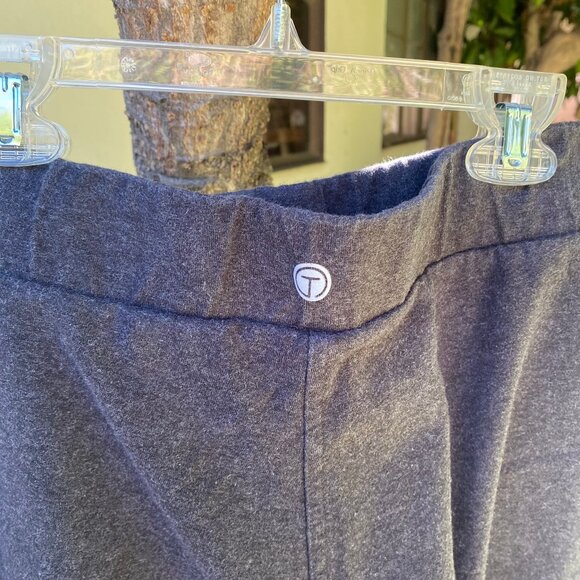 Women's T by Talbot Straight Track Pants Dark Heathered Gray Size Large - Picture 9 of 10